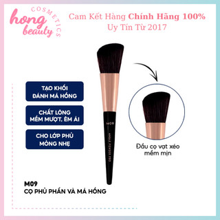 Cọ khối và má hồng vacosi angled powder & blush - m09