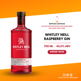 [CHÍNH HÃNG] Rượu Whitley Neill Raspberry Gin - 43% - 700ML