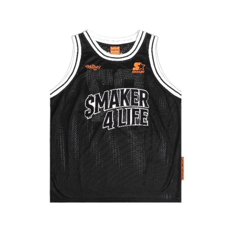 Áo bóng rổ mesh lưới nam nữ Unisex form rộng , local brand chính hãng - JERSEY BASKETBALL TEE IN GREY/BLACK