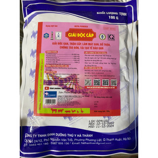 100gr GIẢI ĐỘC GAN THẬN - dùng tốt cho gà, vịt, ngan, heo, cút