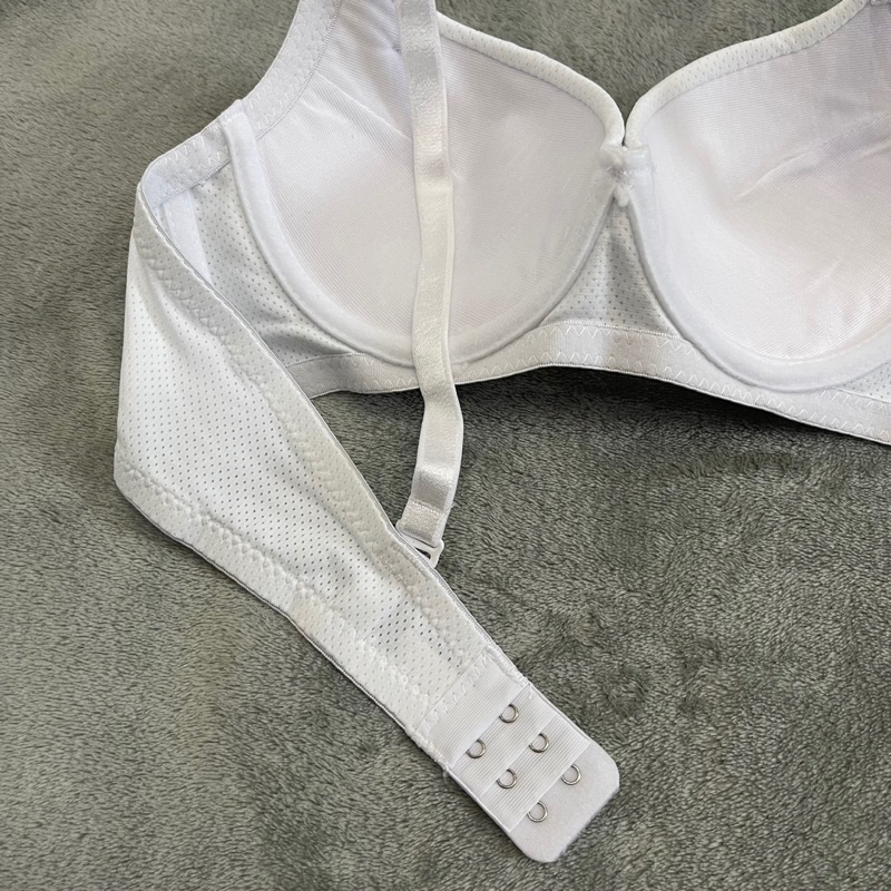 Áo lót nữ đệm mút vừa cài sau gọng nhựa mềm mại không hằn lên da