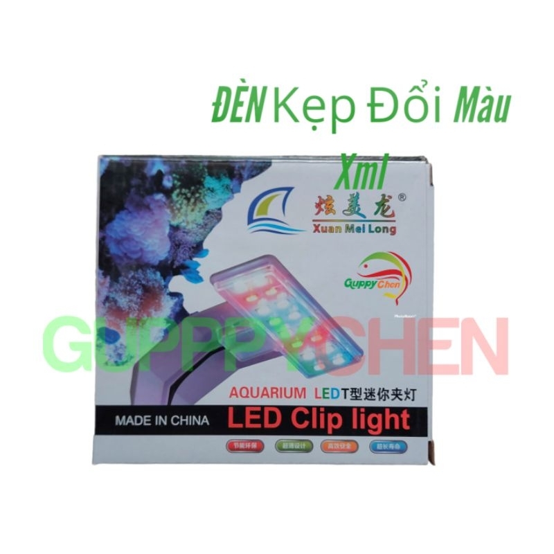 Đèn led màu kẹp XML dùng cho hồ cá thủy sinh