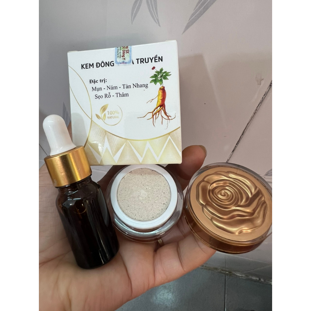 Kem đông y tái tạo hoa hồng, kem đen 68 vị giúp xoá tan mụn,nám, thâm sạm, nâng tông da