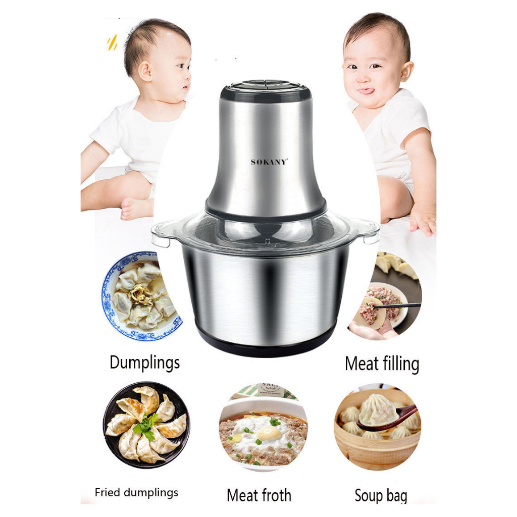 Máy xay thịt Sokany 7005A 800w 3.0L  BẢO HÀNH 12 THÁNG