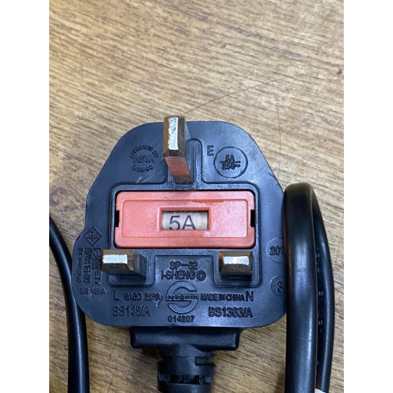 Dây nguồn 3 chấu UK to C7   dài 40cm , 2x0.75mm dây theo máy dùng cho máy in màu CANON -EPSON