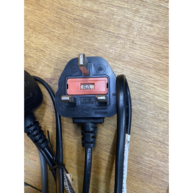 Dây nguồn 3 chấu UK to C7   dài 40cm , 2x0.75mm dây theo máy dùng cho máy in màu CANON -EPSON