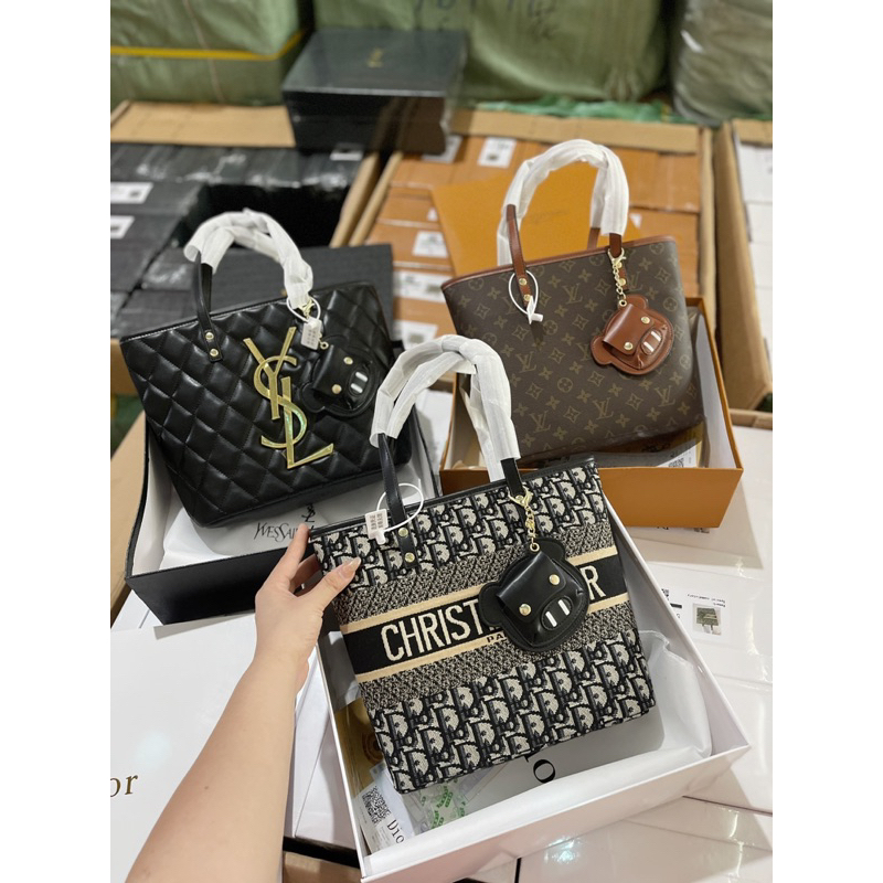 Túi làn có tay cầm sz 24cm full hộp SPSL