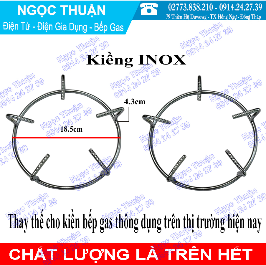 2 Cái Kiềng Tròn INOX