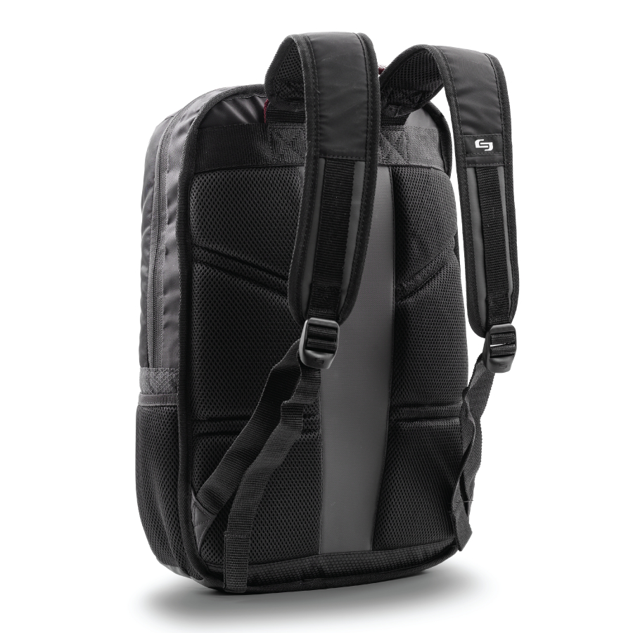 Balo Solo Varsity Draft 15.6 inch - Đen - VAR701-4 - Chất liệu Nylon/Polyester nhẹ gọn kháng nước tốt - Bảo hành 05 năm