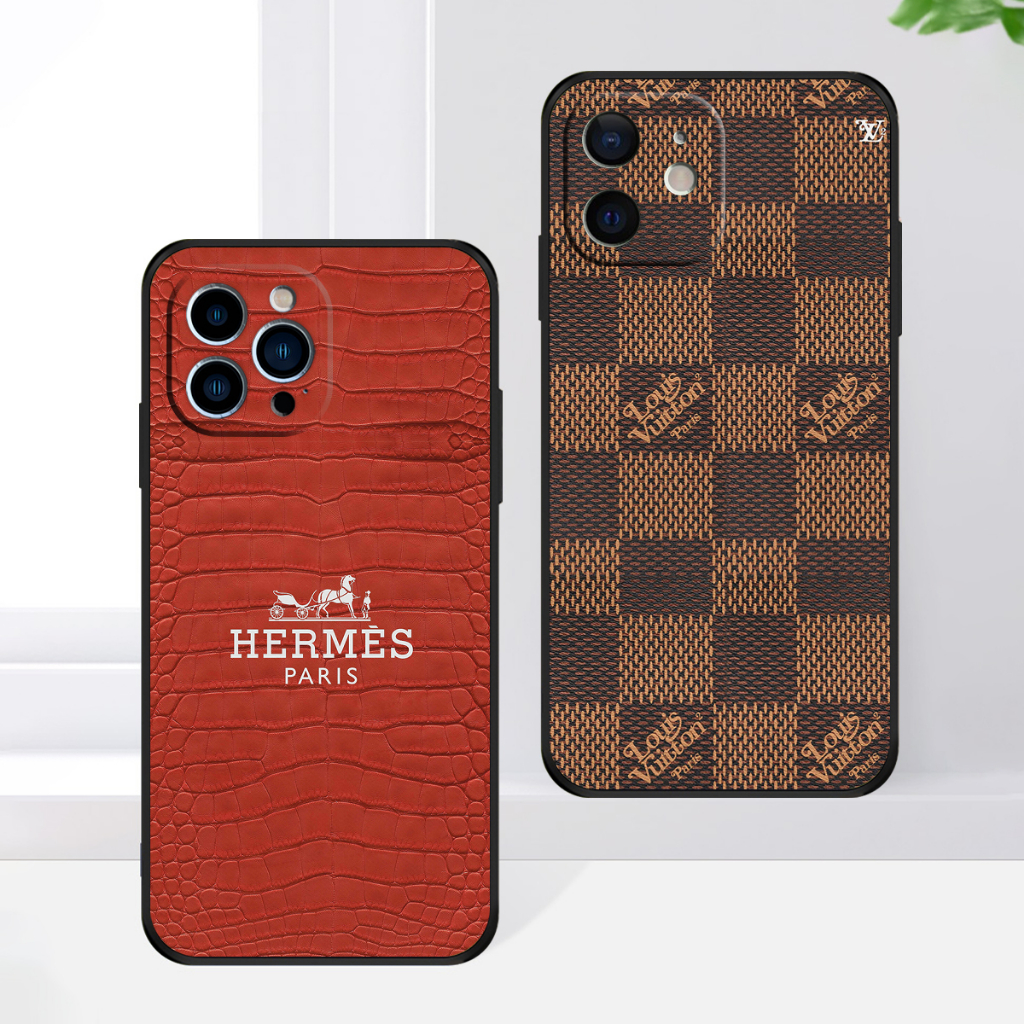 Ốp iphone 11/11pro/11promax / 12/12pro/12promax in họa tiết thường hiệu thời trang giả da,độc đáo, t