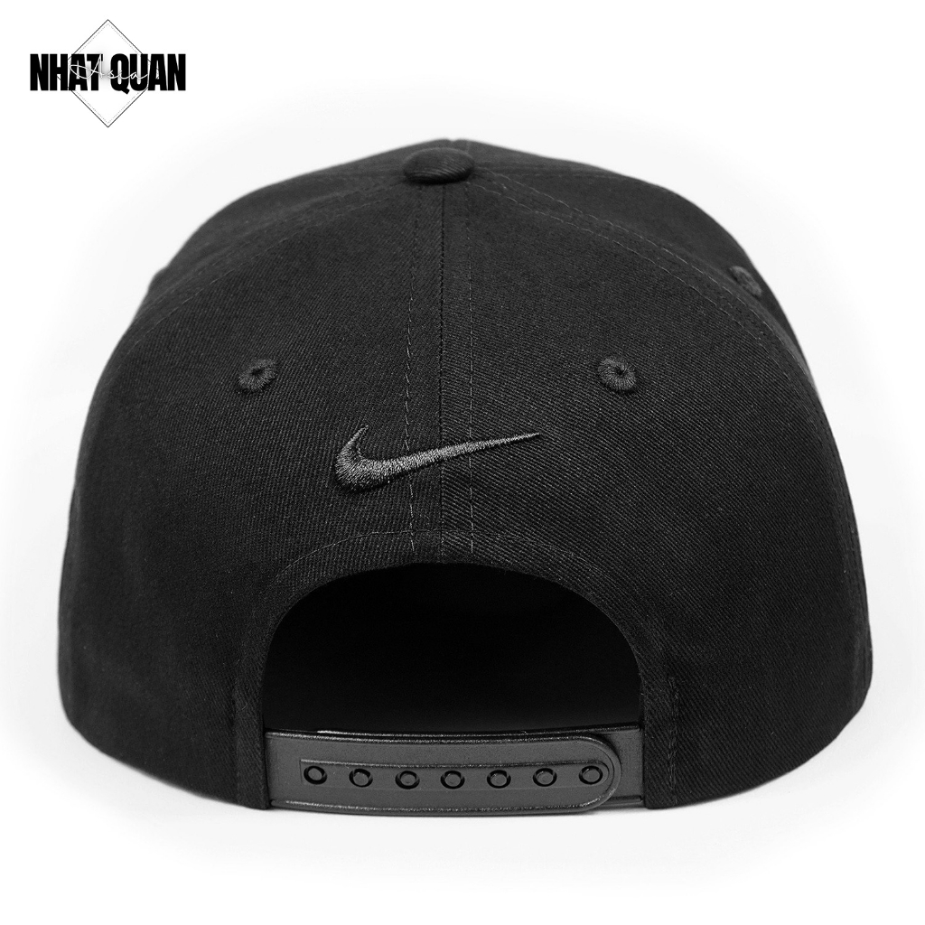 Mũ lưỡi trai Nike kaki đen snapback cực chất - Nhật Quân Asia nhatquanasia