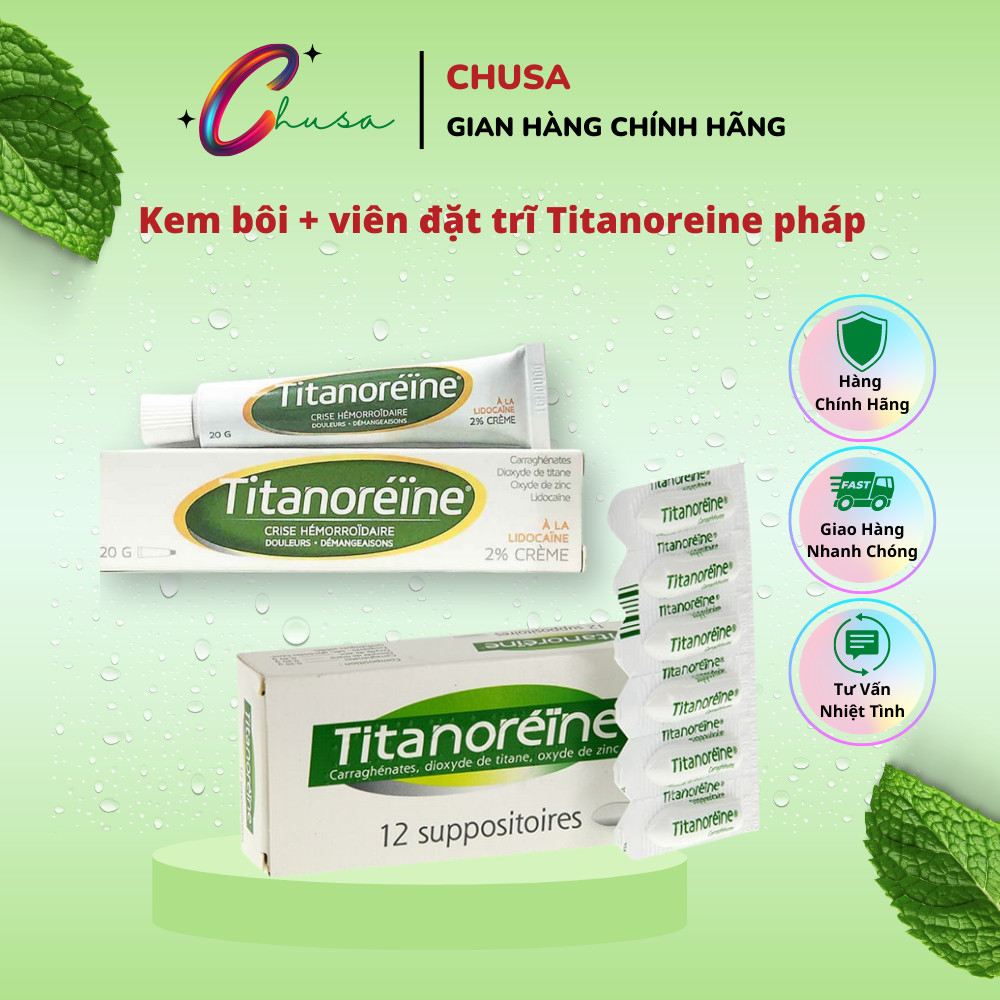 Kem Titanoreine của Pháp dạng đặt và kem bôi - CHUSA