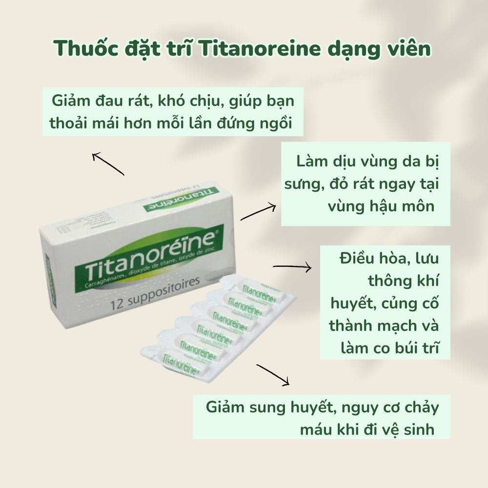 Kem Titanoreine của Pháp dạng đặt và kem bôi - CHUSA