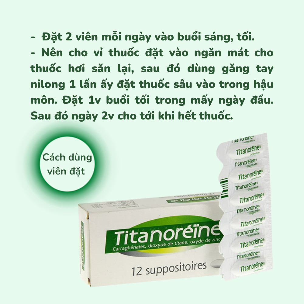 Kem Titanoreine của Pháp dạng đặt và kem bôi - CHUSA