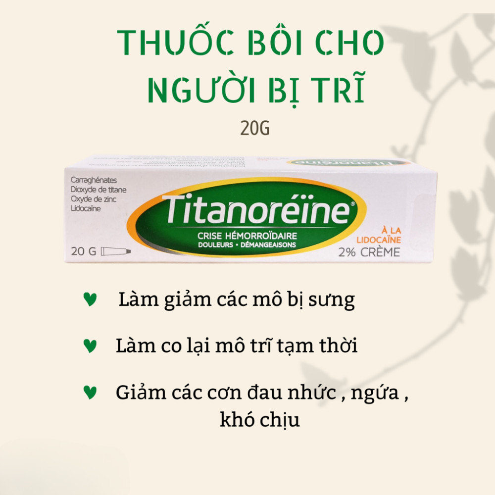 Kem Titanoreine của Pháp dạng đặt và kem bôi - CHUSA