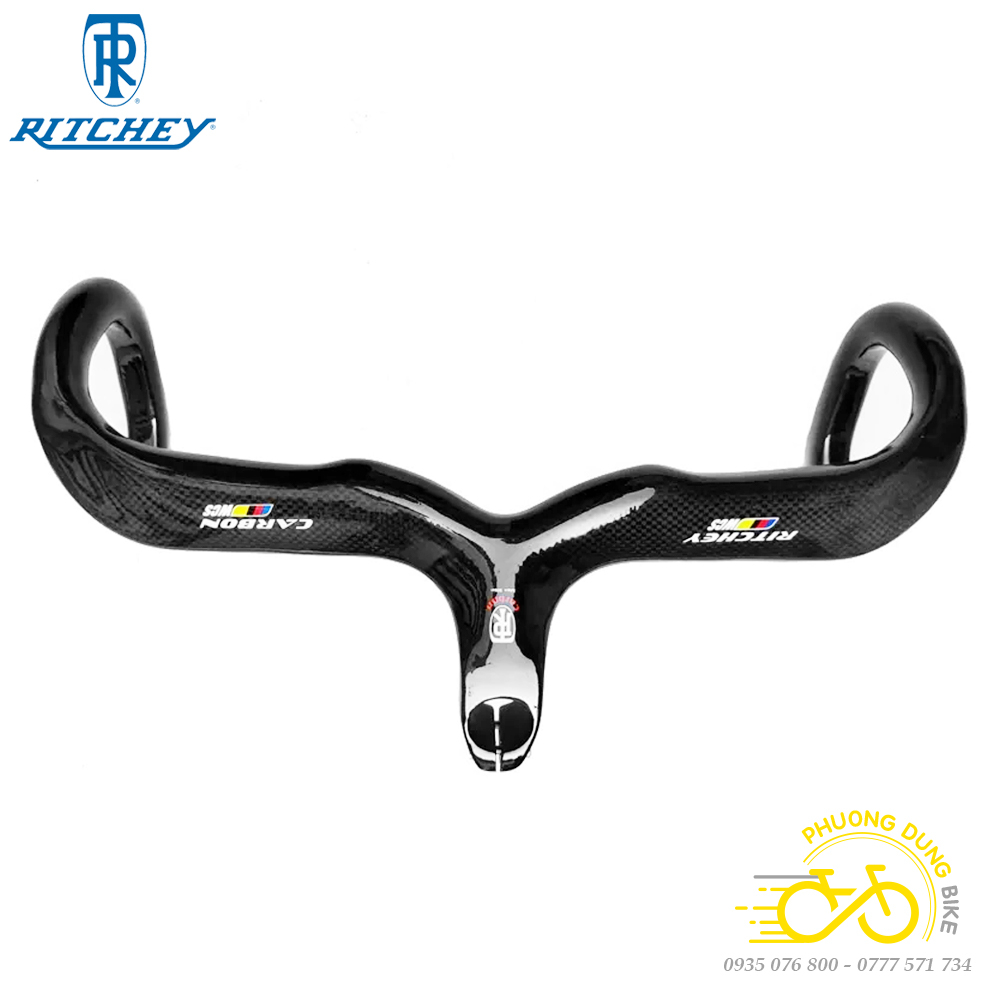 Ghi đông road liền pô tăng Carbon xe đạp RITCHEY 420x90mm