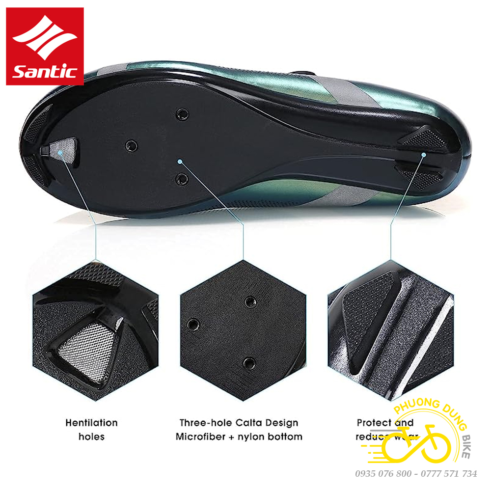 Giày can đi xe đạp thể thao Road SANTIC 2023