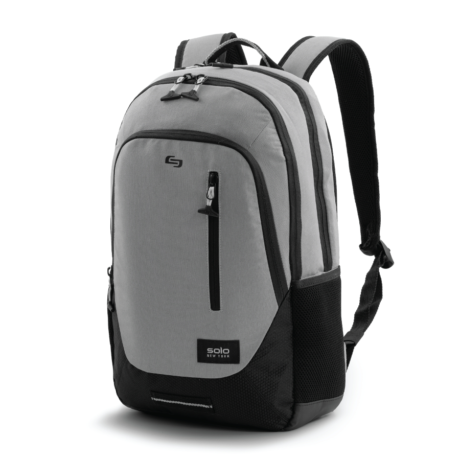 Balo SOLO Varsity Region 15.6 inch - Xám - VAR704-10 Chất liệu kháng nước - Nhiều ngăn - Bảo hành 5 năm chính hãng