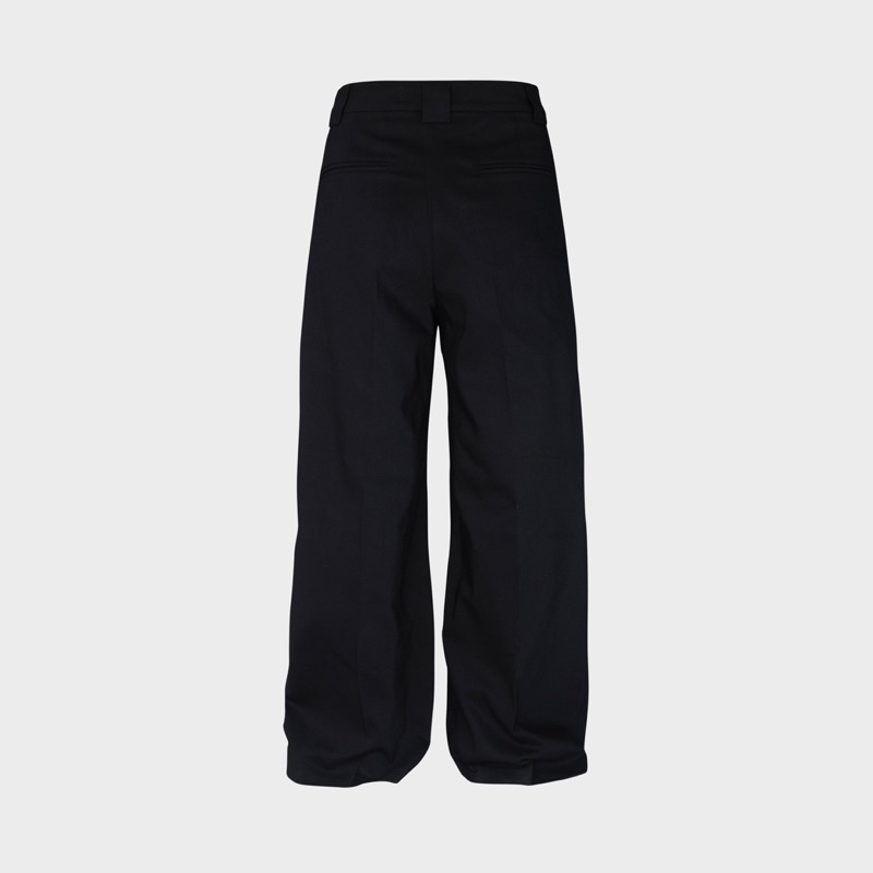 Quần tây ống rộng TGC BASIC WHITE - BLACK TROUSERS