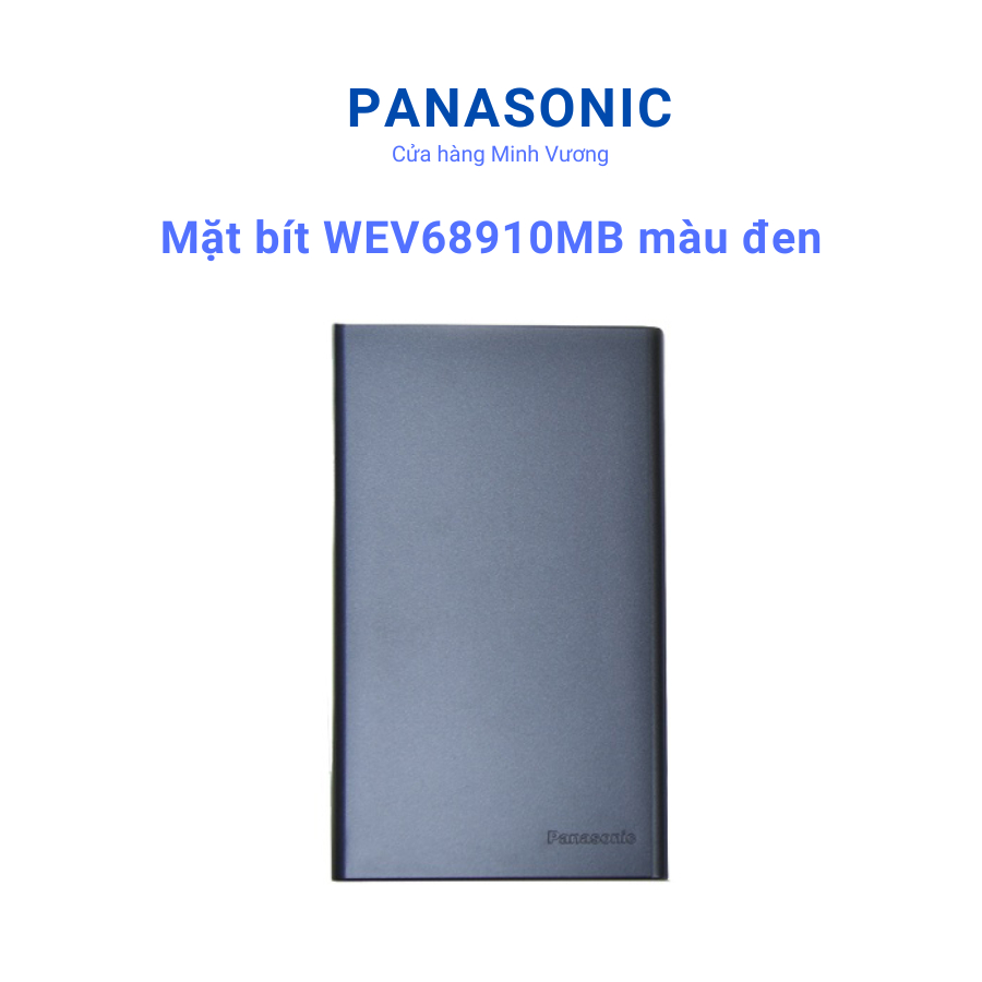 Mặt thiết bị Panasonic dòng WIDE màu đen