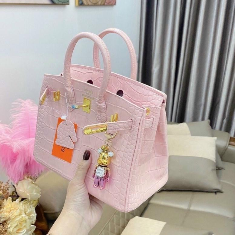 Túi xách HM Birkin vân da rắn size 20 25 hàng xuất dư đẹp