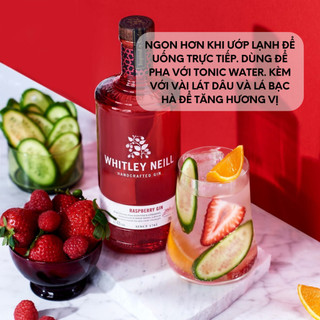 [CHÍNH HÃNG] Rượu Whitley Neill Raspberry Gin - 43% - 700ML