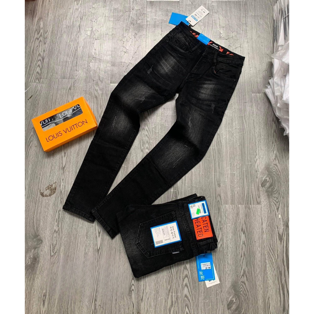 Quần jean nam xanh nhạt  dáng skinny con dãn 4 chiều, form siêu đẹp tôn dáng, màu xanh hot nhất hiện nay ( có Bigsi