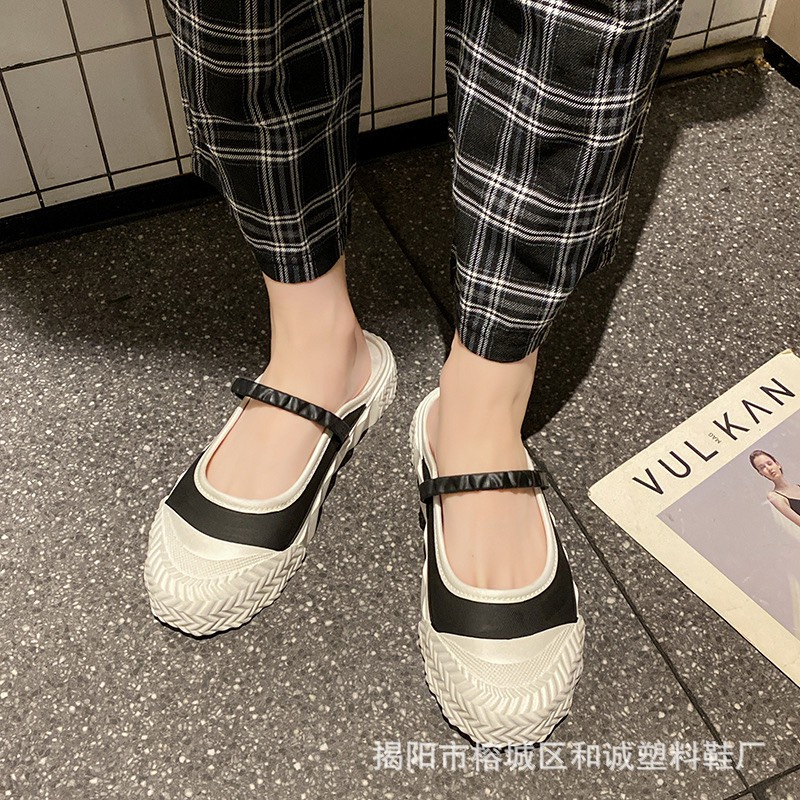 Giày Sục nhựa cao su non đi nước đi mưa êm chân