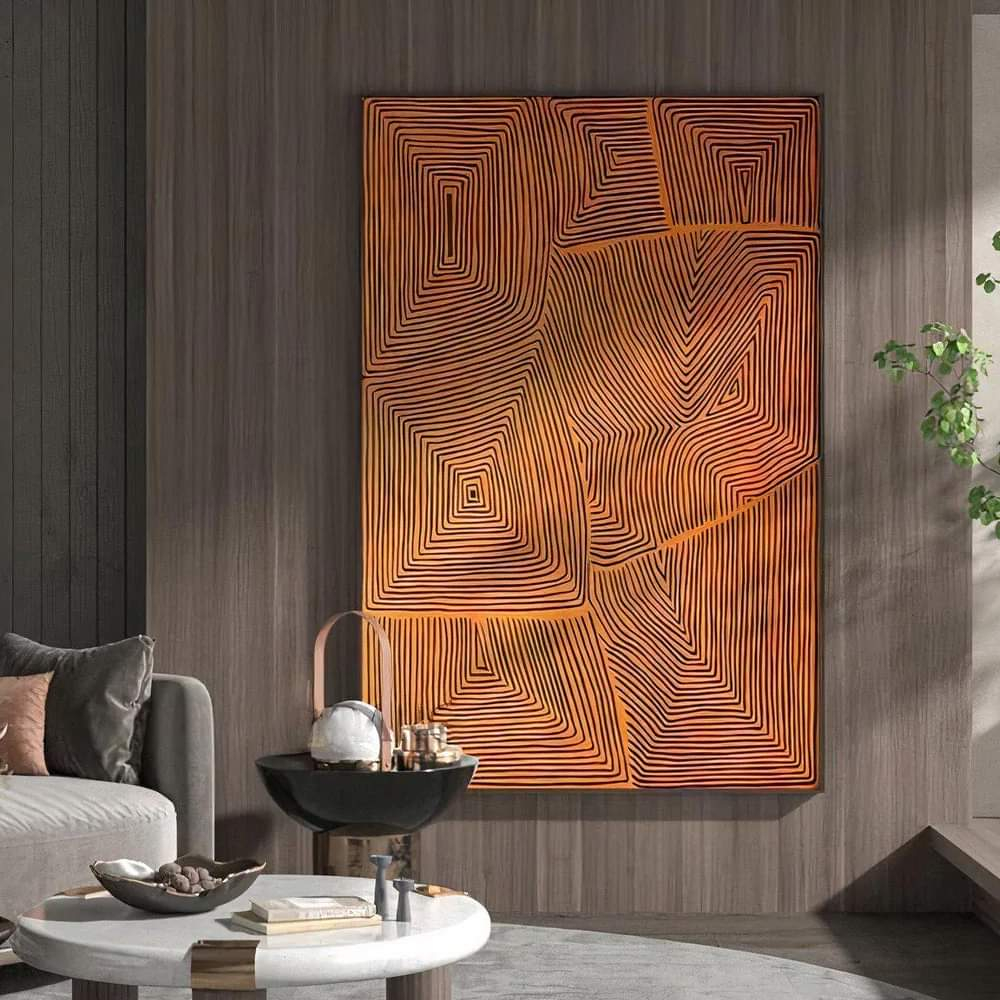 Tranh canvas treo tường nghệ thuật trừu tượng