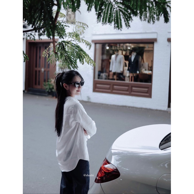 Áo Sơ Mi Linen Tưng Basic Washed