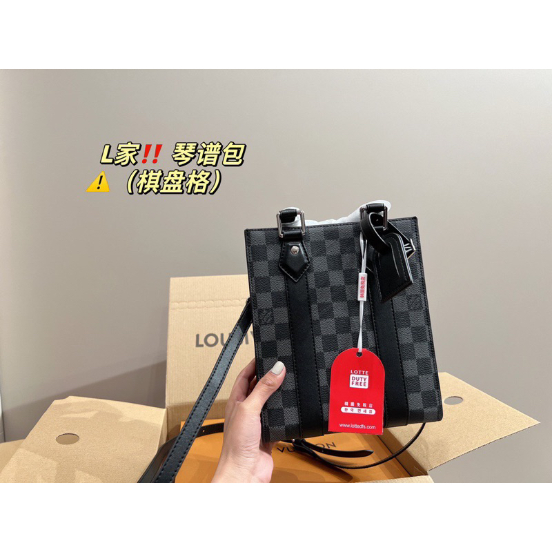 Túi Tote Eovi Damier size 23cm fullbox đẹp hoạ tiết ô vuông M266-23