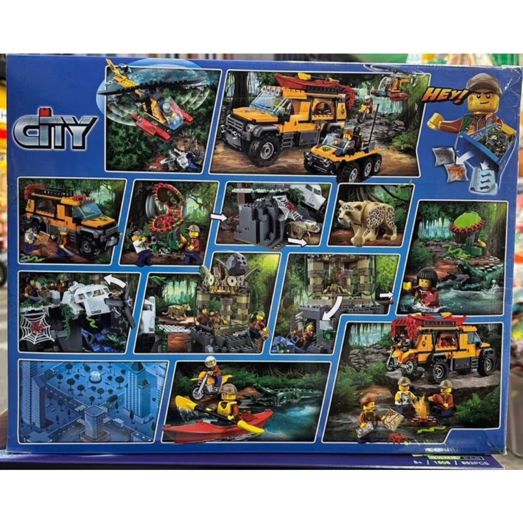 Xếp Hình Leji 6098 Chuyến Thám Hiếm Trong Rừng Rậm 813 Mảnh