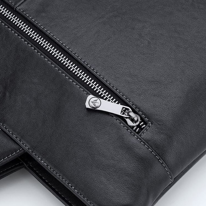 Cặp da nam cao cấp hàng hiệu WilliamPOLO chất liệu da Bò nguyên tấm - POLO 223162