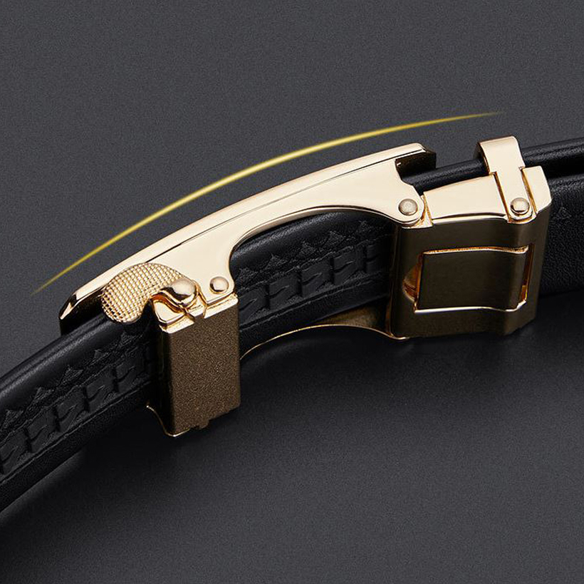 Thắt lưng nam cao cấp hàng hiệu WilliamPOLO chất liệu da Bò nguyên tấm - POLO 20925T