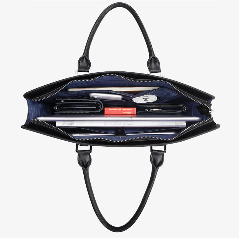 Cặp da nam cao cấp hàng hiệu WilliamPOLO chất liệu da Bò nguyên tấm  - POLO 203085