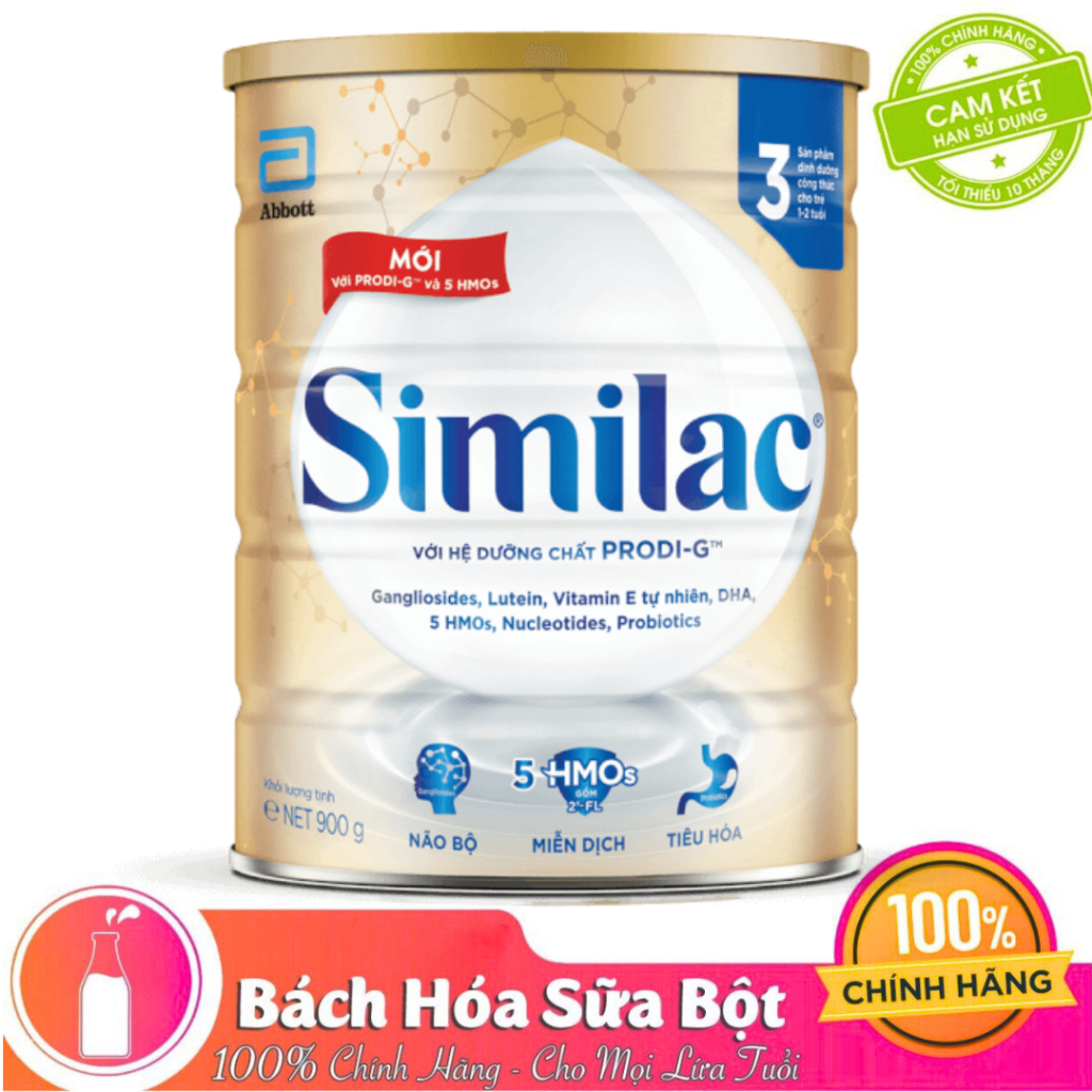 Sữa Bột Similac IQ 5HMOs số 1/2/3/4 - Lon 900g