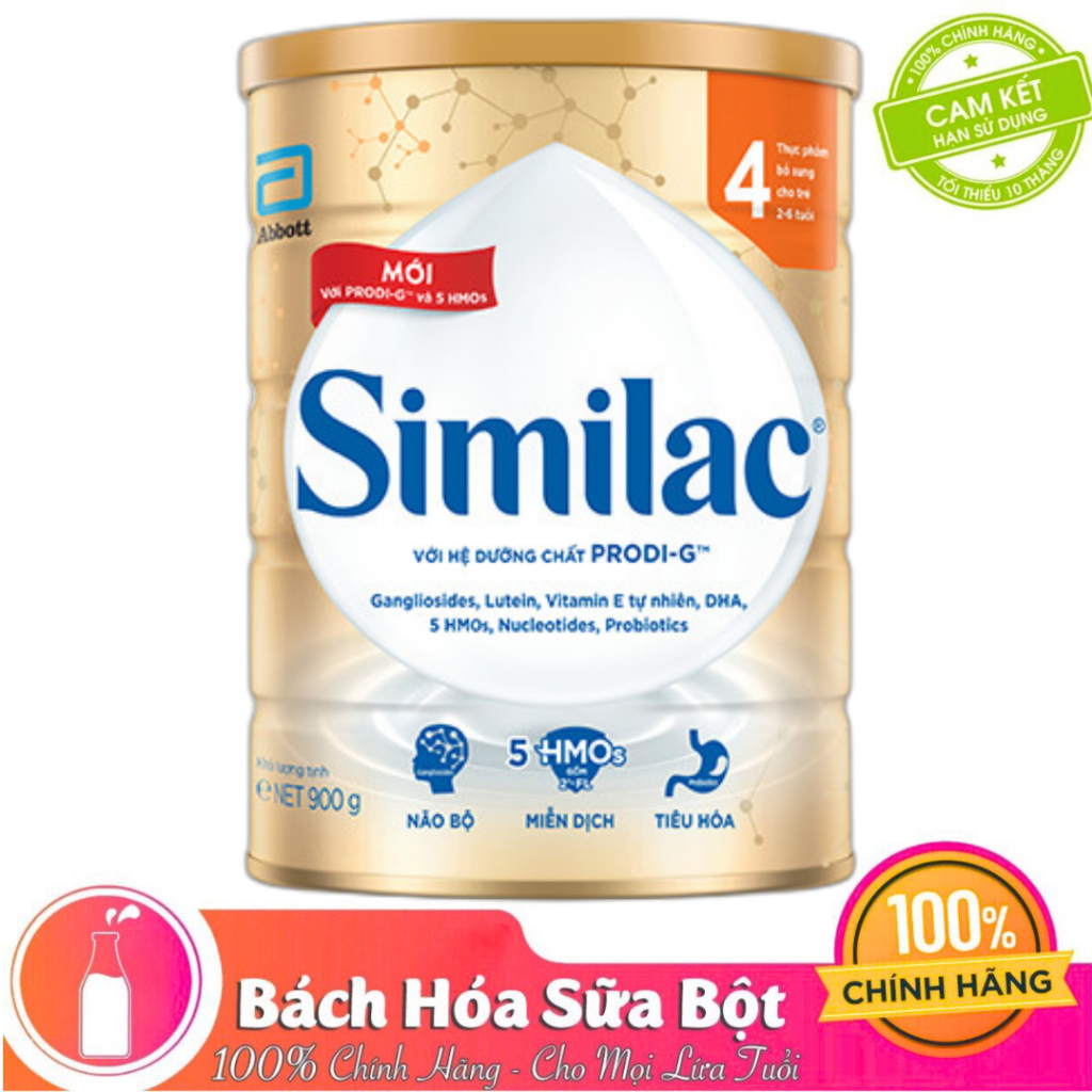 Sữa Bột Similac IQ 5HMOs số 1/2/3/4 - Lon 900g