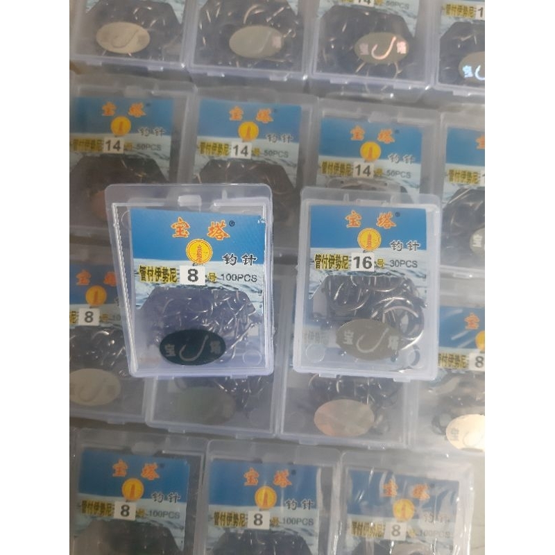 Lưỡi Câu Hộp Tháp Xanh Siêu Bén,Lưỡi Câu Đơn,Câu Đài... Lưỡi Câu Cá Chép, Rô Phi, Câu Tra.....