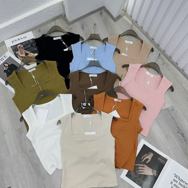 Áo thun zip 3 lỗ cổ vuông