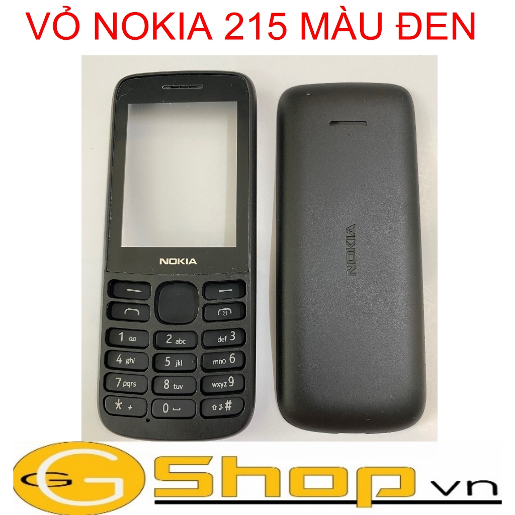 VỎ NOKIA 215 4G MÀU ĐEN