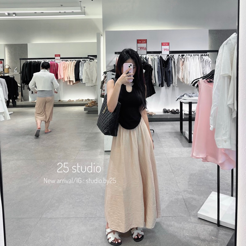 SET ÁO ZIP U KÈM CHÂN VÁY ĐŨI DÁNG DÀI | by25.housing