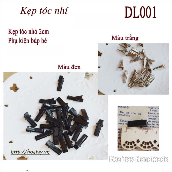 Kẹp tóc nhí cho búp bê, thú bông nhỏ DL001