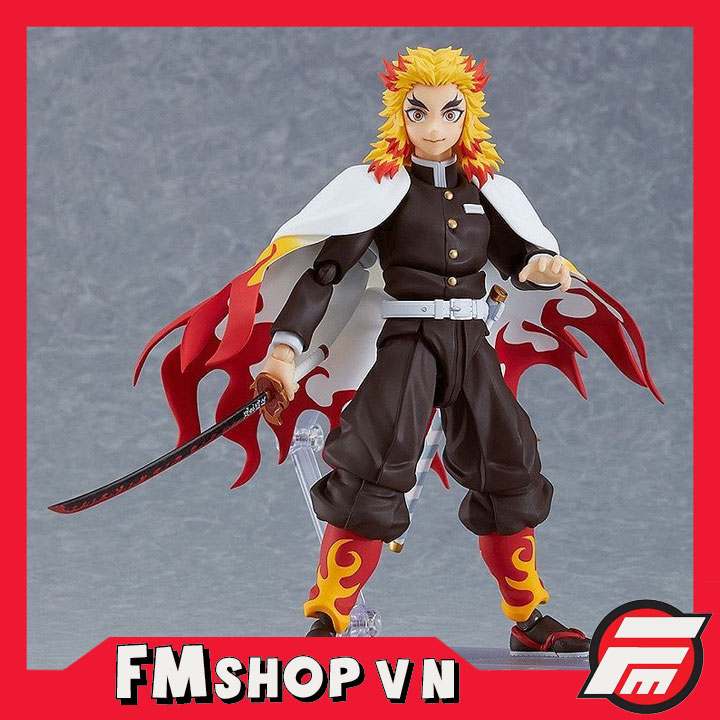 [FMSHOPVN] MÔ HÌNH NHÂN VẬT ANIME QUÂN ĐOÀN DIỆT QUỶ VIÊM TRỤ FIGMA RENGOKU 553 BL