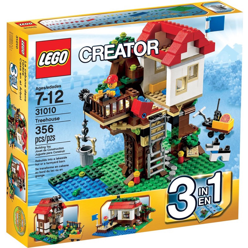 LEGO Creator 3in1 31010 Treehouse giao như hình chụp