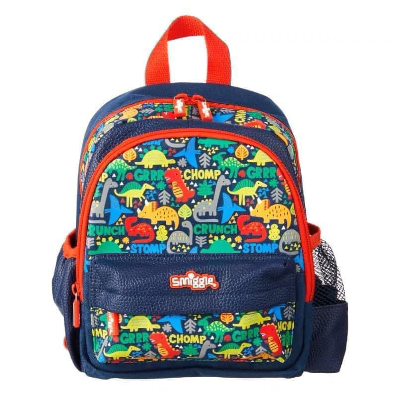 balo smiggle bé trai khủng long nhỏ