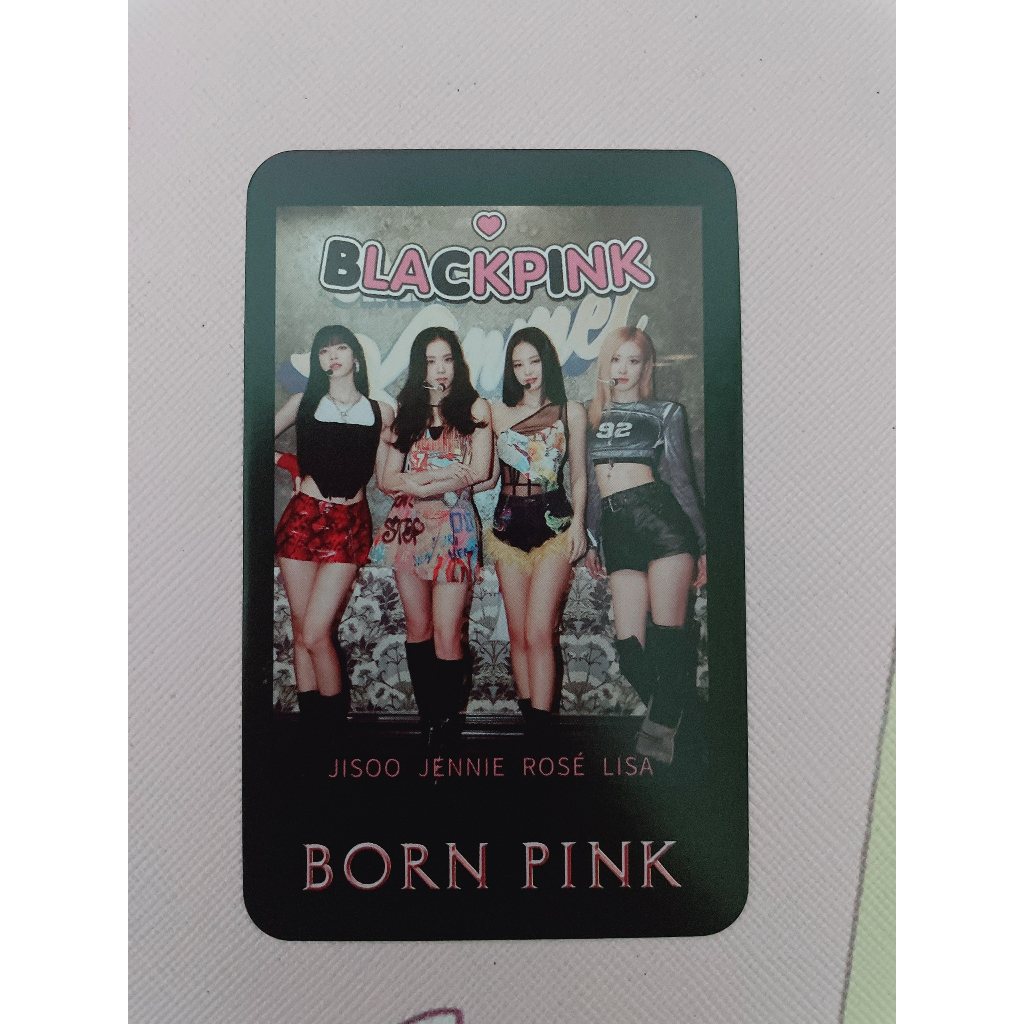 Thẻ Lẻ Lomo Card Nhóm nhạc BlackPink bo góc JENNIE JISOO LISA ROSE