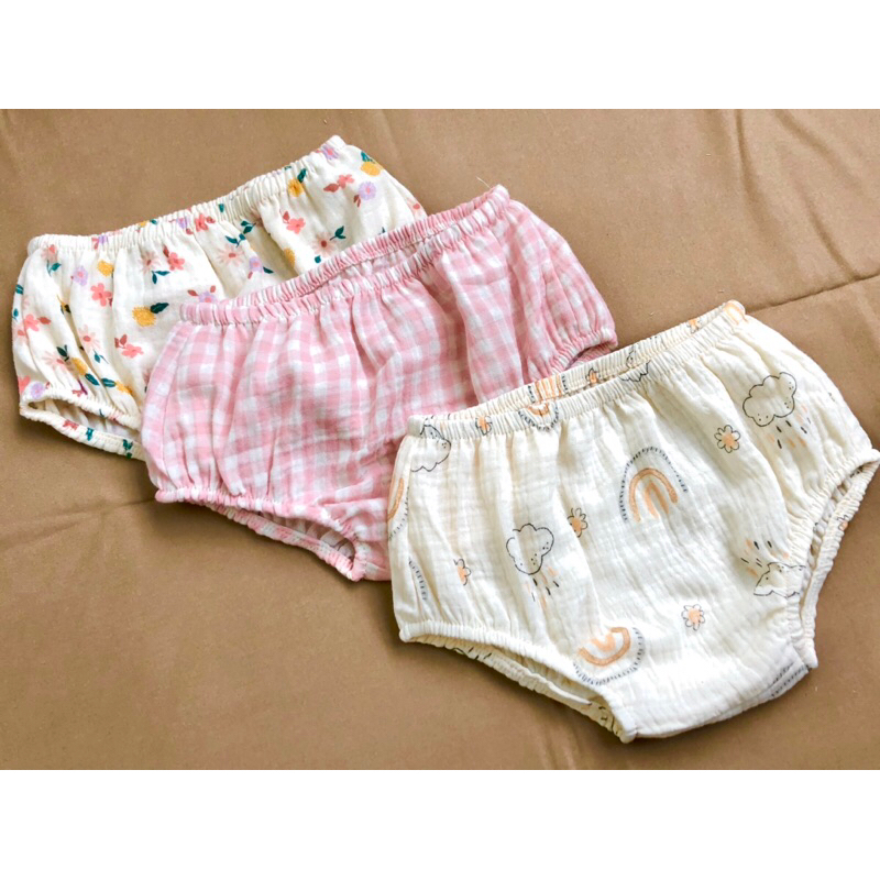 Quần bí vải Xô muslin cho bé