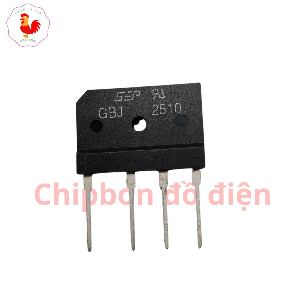 Diode cầu GBJ2510 25A 1000v chỉnh lưu