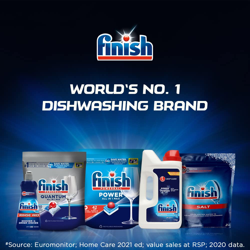 Viên Rửa Chén Bát Finish Quantum Túi 27 Viên 12 Chức Năng Rửa Sạch Hiệu Quả Hương Chanh Thơm Mát Nhập Khẩu Chính Hãng