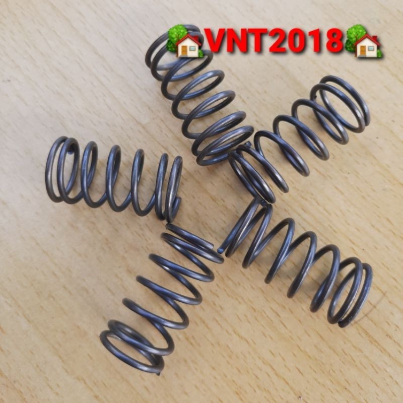 Lò xo nén thép đen phi 22mm sợi 1.8mm dài 38mm